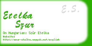 etelka szur business card